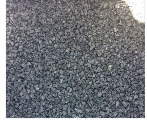 0,05% S Graphitized carbono fixo do enxofre 98,5% do ponto baixo do casco 0.5mm-5mm do petróleo