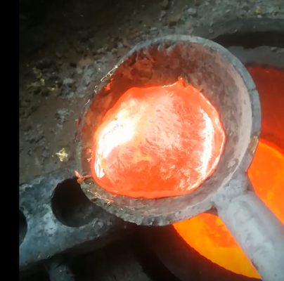 refinador de bronze da grão do manganês 50g ponto de derretimento de 950 graus