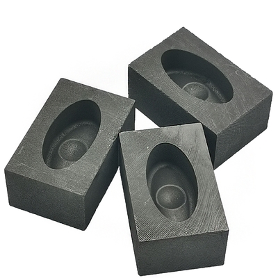 Molde feito sob encomenda da grafite do alto densidade para o ouro 0,1% Ash Bending Strength Melting