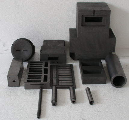 Molde feito sob encomenda da grafite do alto densidade para o ouro 0,1% Ash Bending Strength Melting